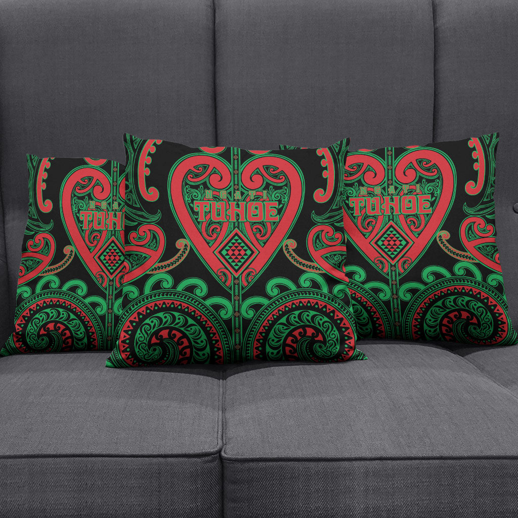 Aotearoa Ngai Tuhoe Pillow Cover Maori Tribal Pattern
