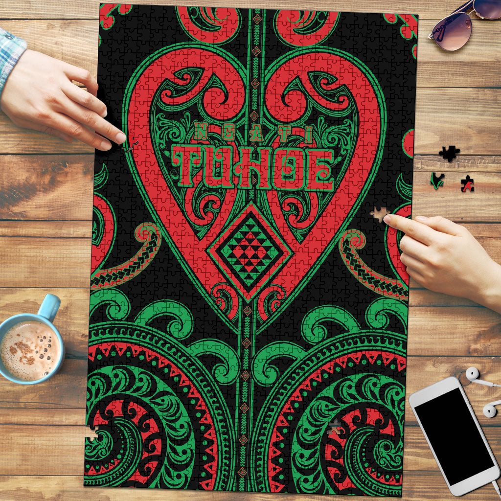 Aotearoa Ngai Tuhoe Puzzle Maori Tribal Pattern