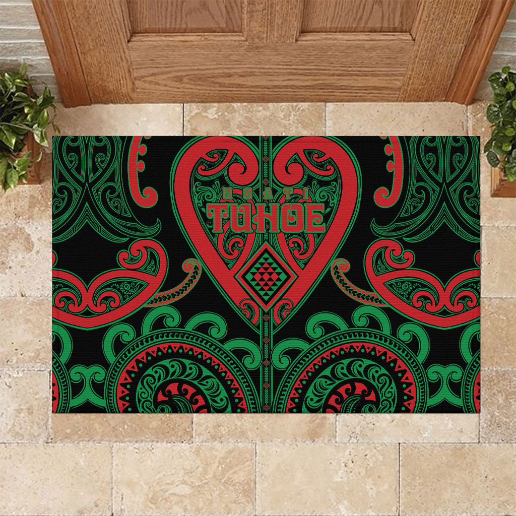 Aotearoa Ngai Tuhoe Rubber Doormat Maori Tribal Pattern