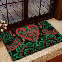 Aotearoa Ngai Tuhoe Rubber Doormat Maori Tribal Pattern