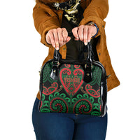 Aotearoa Ngai Tuhoe Shoulder Handbag Maori Tribal Pattern