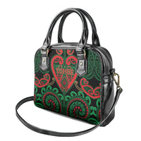 Aotearoa Ngai Tuhoe Shoulder Handbag Maori Tribal Pattern