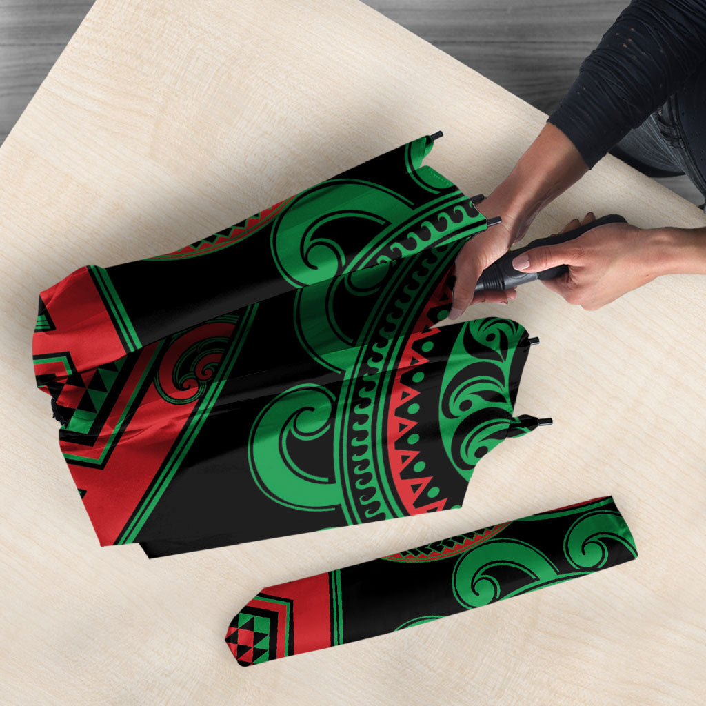 Aotearoa Ngai Tuhoe Umbrella Maori Tribal Pattern