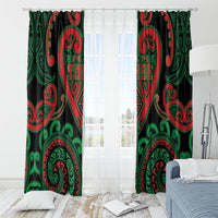 Aotearoa Ngai Tuhoe Window Curtain Maori Tribal Pattern