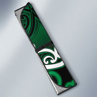 Aotearoa Ngati Maniapoto Auto Sun Shade Maori Tribal Pattern