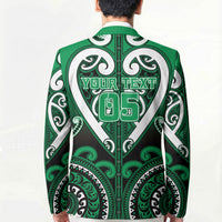 Custom Aotearoa Ngati Maniapoto Blazer Maori Tribal Pattern