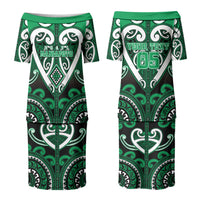 Custom Aotearoa Ngati Maniapoto Family Matching Puletasi and Hawaiian Shirt Maori Tribal Pattern