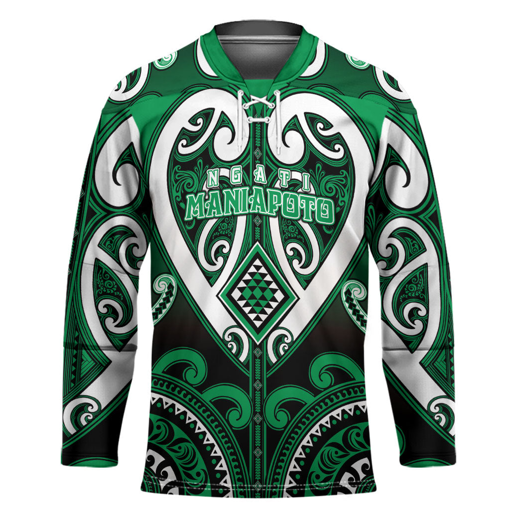 Custom Aotearoa Ngati Maniapoto Hockey Jersey Maori Tribal Pattern