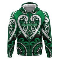 Custom Aotearoa Ngati Maniapoto Hoodie Maori Tribal Pattern