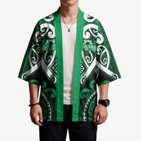 Custom Aotearoa Ngati Maniapoto Kimono Maori Tribal Pattern