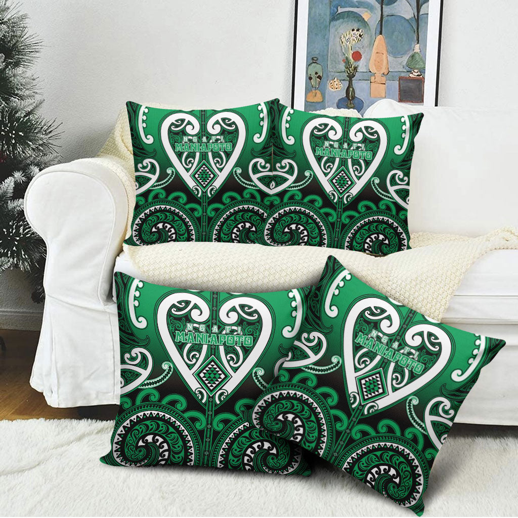 Aotearoa Ngati Maniapoto Pillow Cover Maori Tribal Pattern