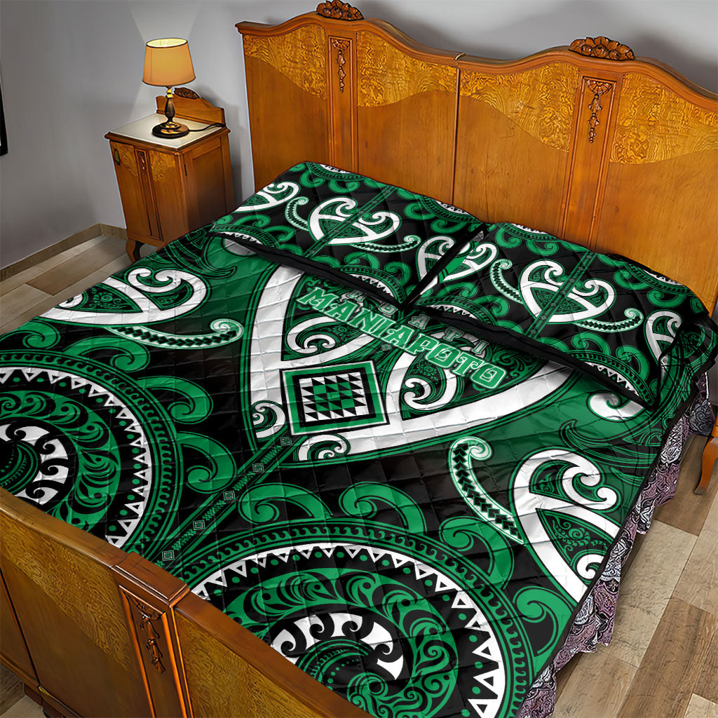 Aotearoa Ngati Maniapoto Quilt Bed Set Maori Tribal Pattern