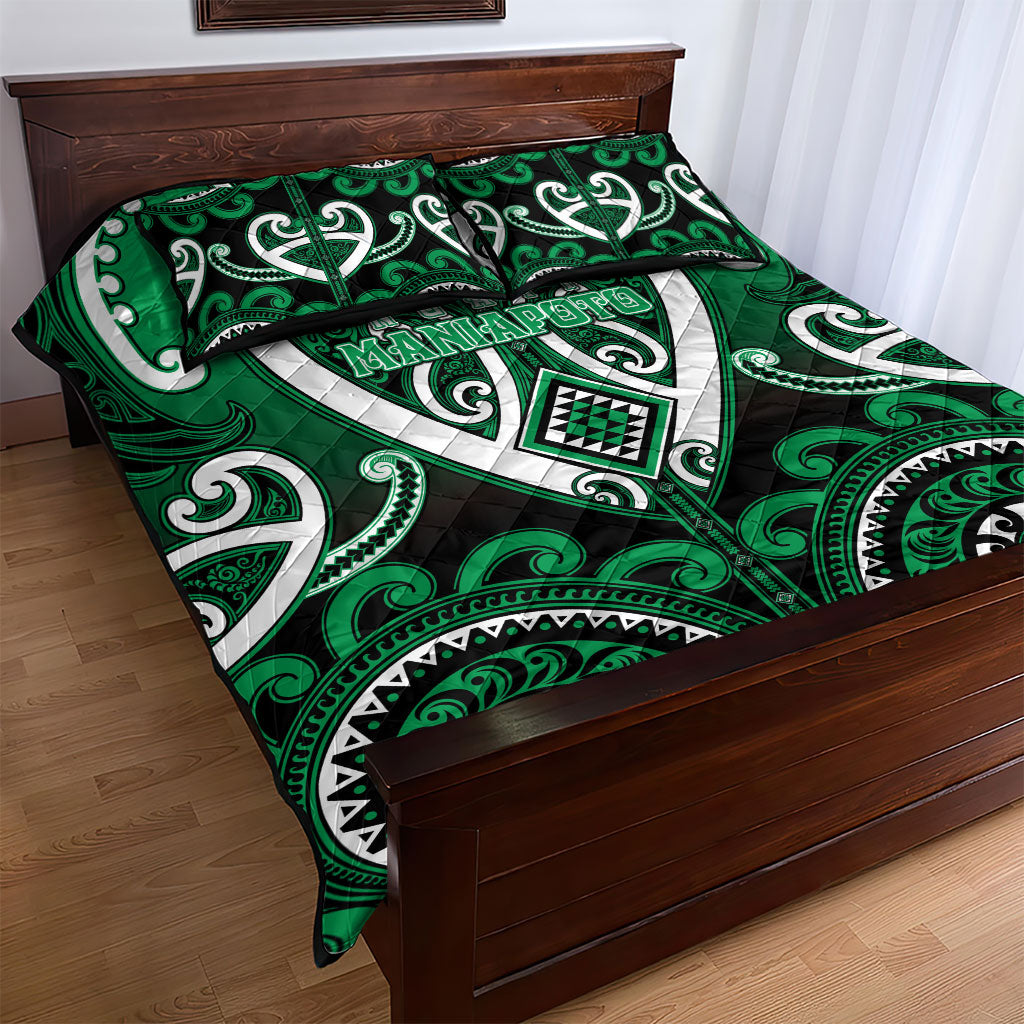 Aotearoa Ngati Maniapoto Quilt Bed Set Maori Tribal Pattern