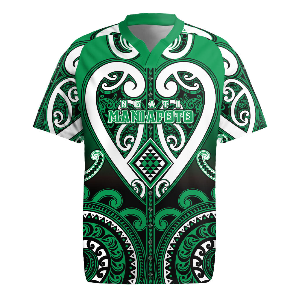Custom Aotearoa Ngati Maniapoto Rugby Jersey Maori Tribal Pattern