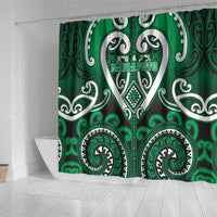 Aotearoa Ngati Maniapoto Shower Curtain Maori Tribal Pattern