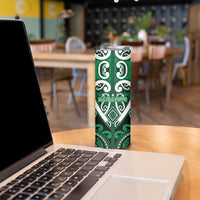 Custom Aotearoa Ngati Maniapoto Skinny Tumbler Maori Tribal Pattern