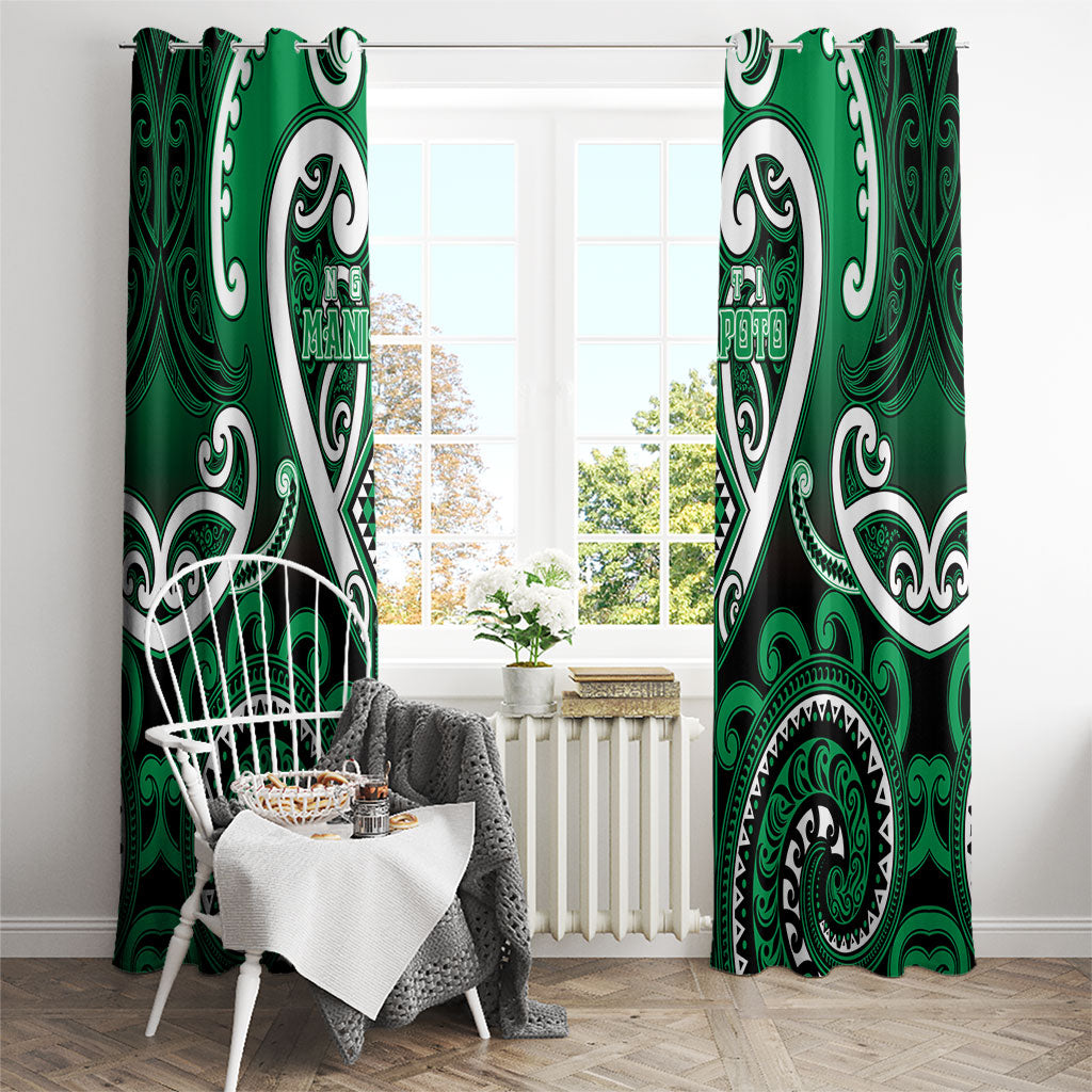 Aotearoa Ngati Maniapoto Window Curtain Maori Tribal Pattern