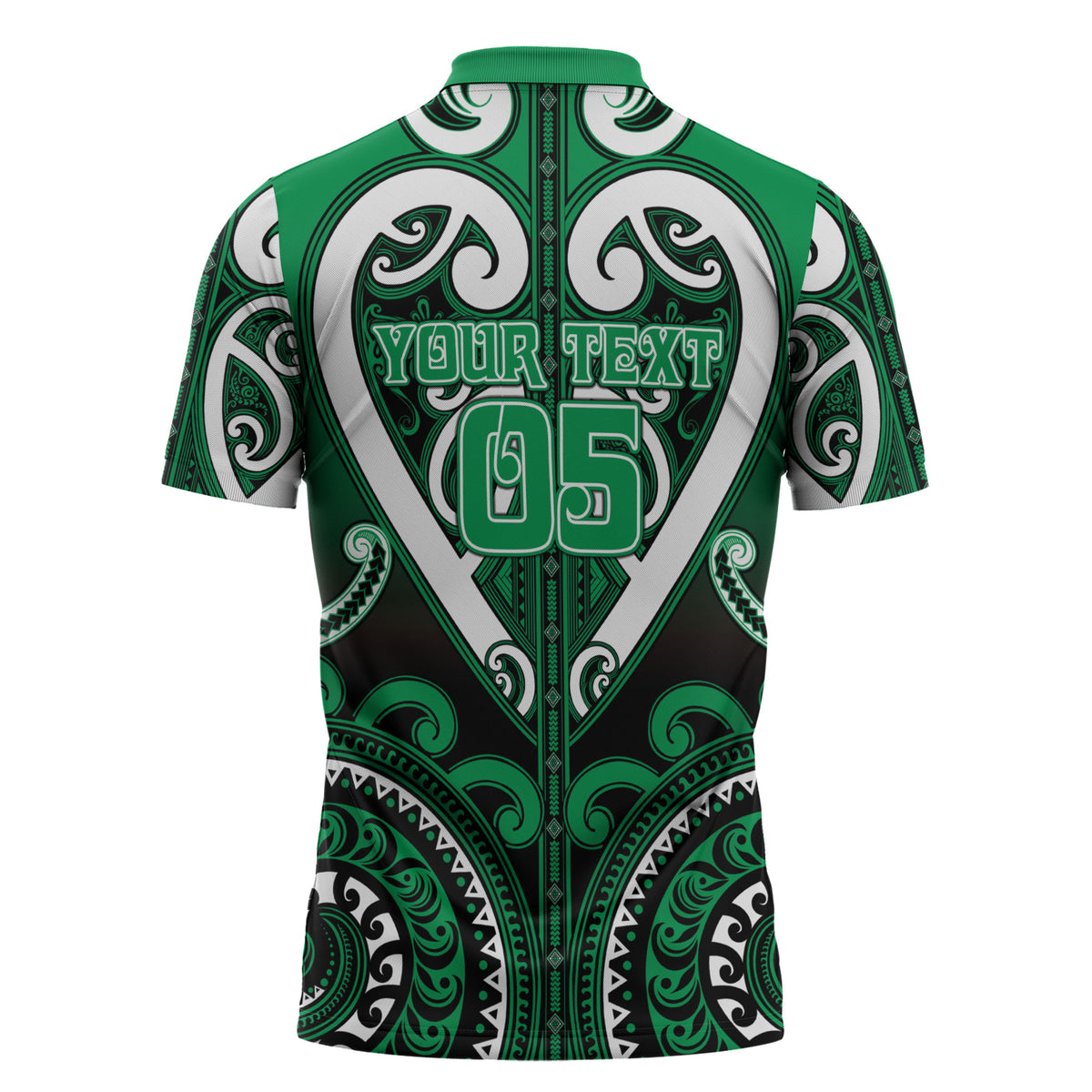 Custom Aotearoa Ngati Maniapoto Zipper Polo Shirt Maori Tribal Pattern