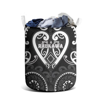 Aotearoa Ngati Raukawa Laundry Basket Maori Tribal Pattern