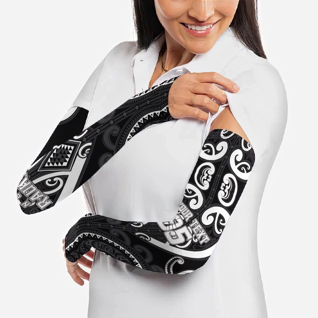 Custom Aotearoa Ngati Raukawa Arm Sleeves Maori Tribal Pattern