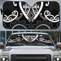 Aotearoa Ngati Raukawa Auto Sun Shade Maori Tribal Pattern