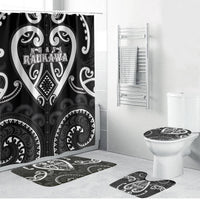 Aotearoa Ngati Raukawa Bathroom Set Maori Tribal Pattern