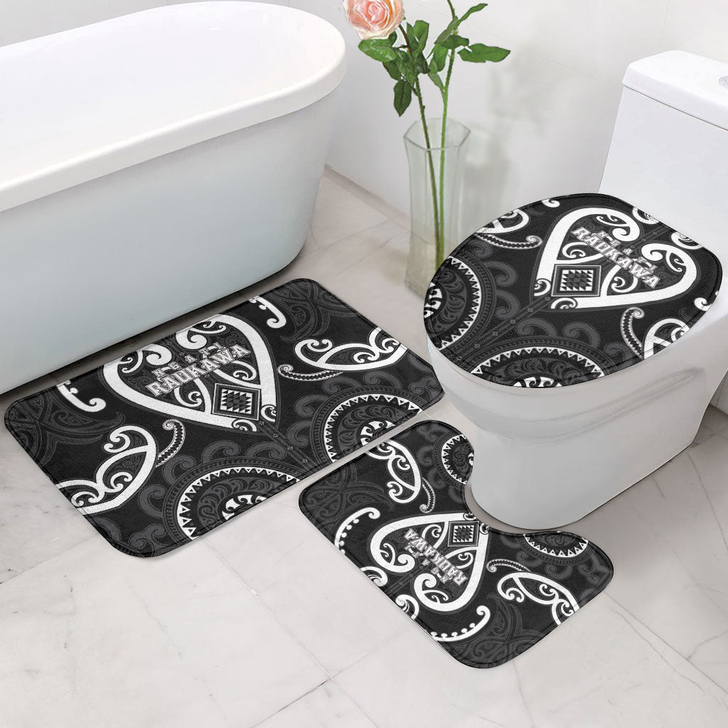 Aotearoa Ngati Raukawa Bathroom Set Maori Tribal Pattern