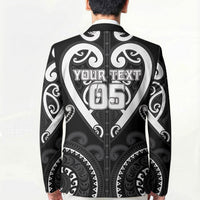 Custom Aotearoa Ngati Raukawa Blazer Maori Tribal Pattern