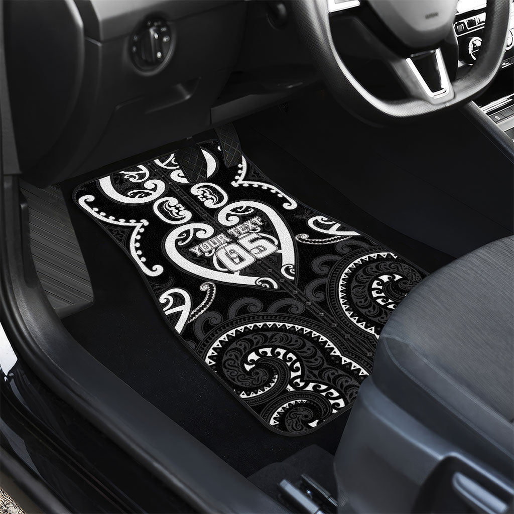 Custom Aotearoa Ngati Raukawa Car Mats Maori Tribal Pattern