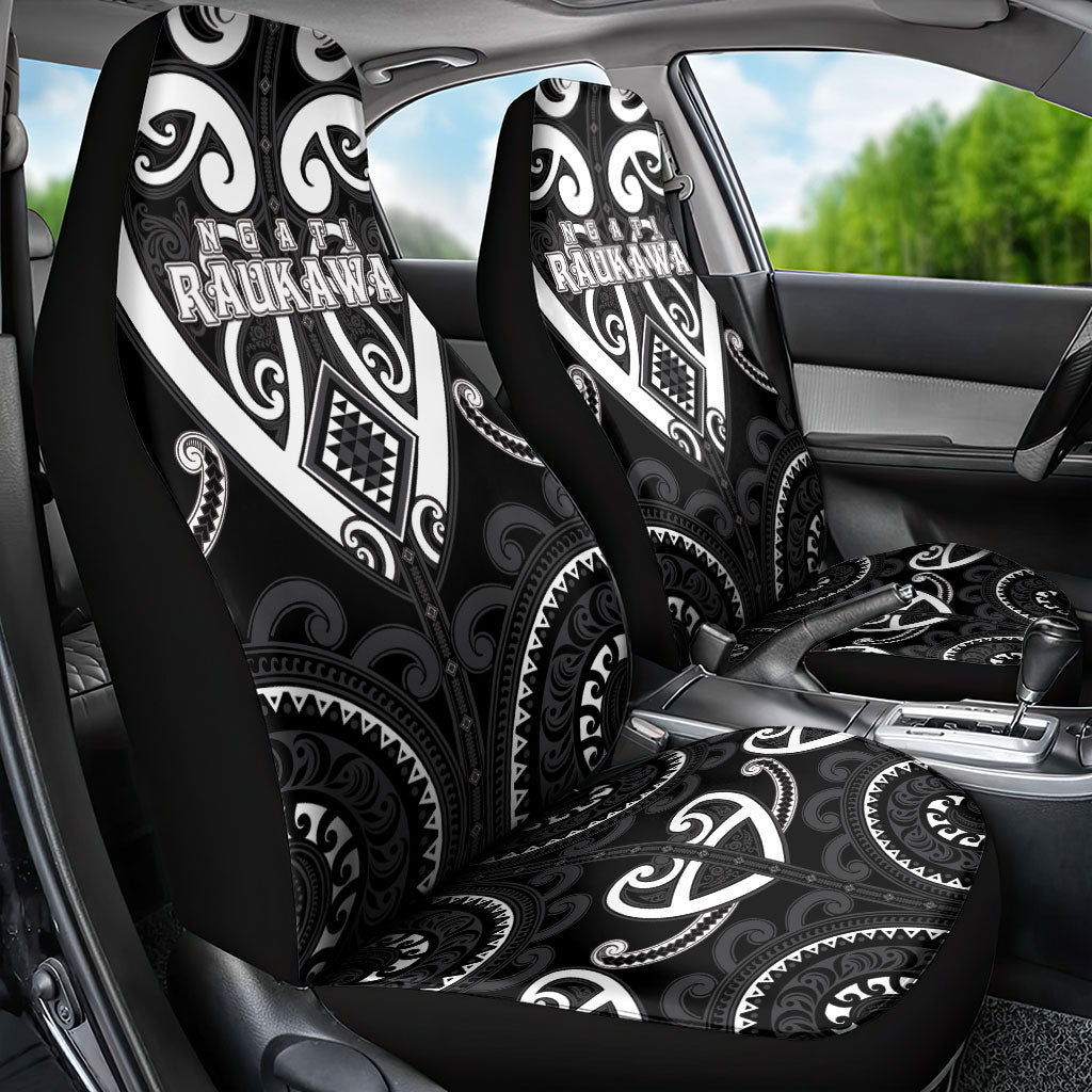 Aotearoa Ngati Raukawa Car Seat Cover Maori Tribal Pattern