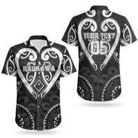 Custom Aotearoa Ngati Raukawa Couples Matching Summer Maxi Dress and Hawaiian Shirt Maori Tribal Pattern