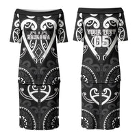 Custom Aotearoa Ngati Raukawa Family Matching Puletasi and Hawaiian Shirt Maori Tribal Pattern