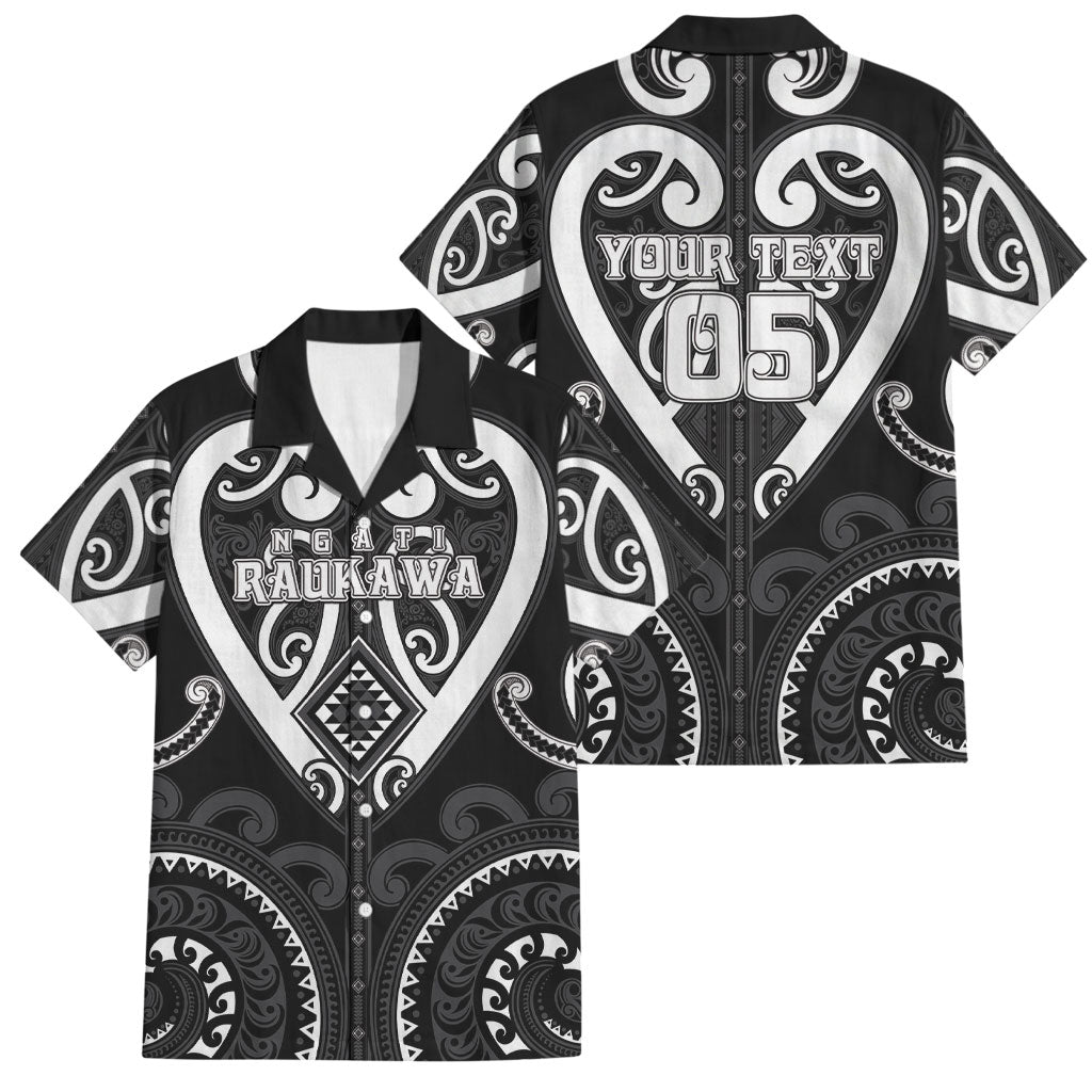 Custom Aotearoa Ngati Raukawa Family Matching Summer Maxi Dress and Hawaiian Shirt Maori Tribal Pattern