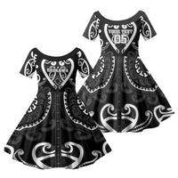 Custom Aotearoa Ngati Raukawa Family Matching Summer Maxi Dress and Hawaiian Shirt Maori Tribal Pattern