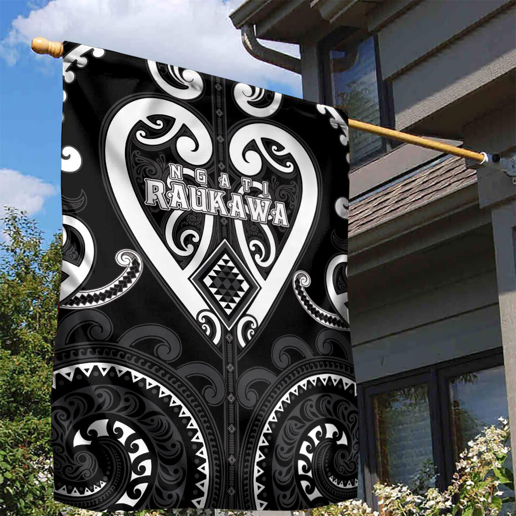 Aotearoa Ngati Raukawa Garden Flag Maori Tribal Pattern