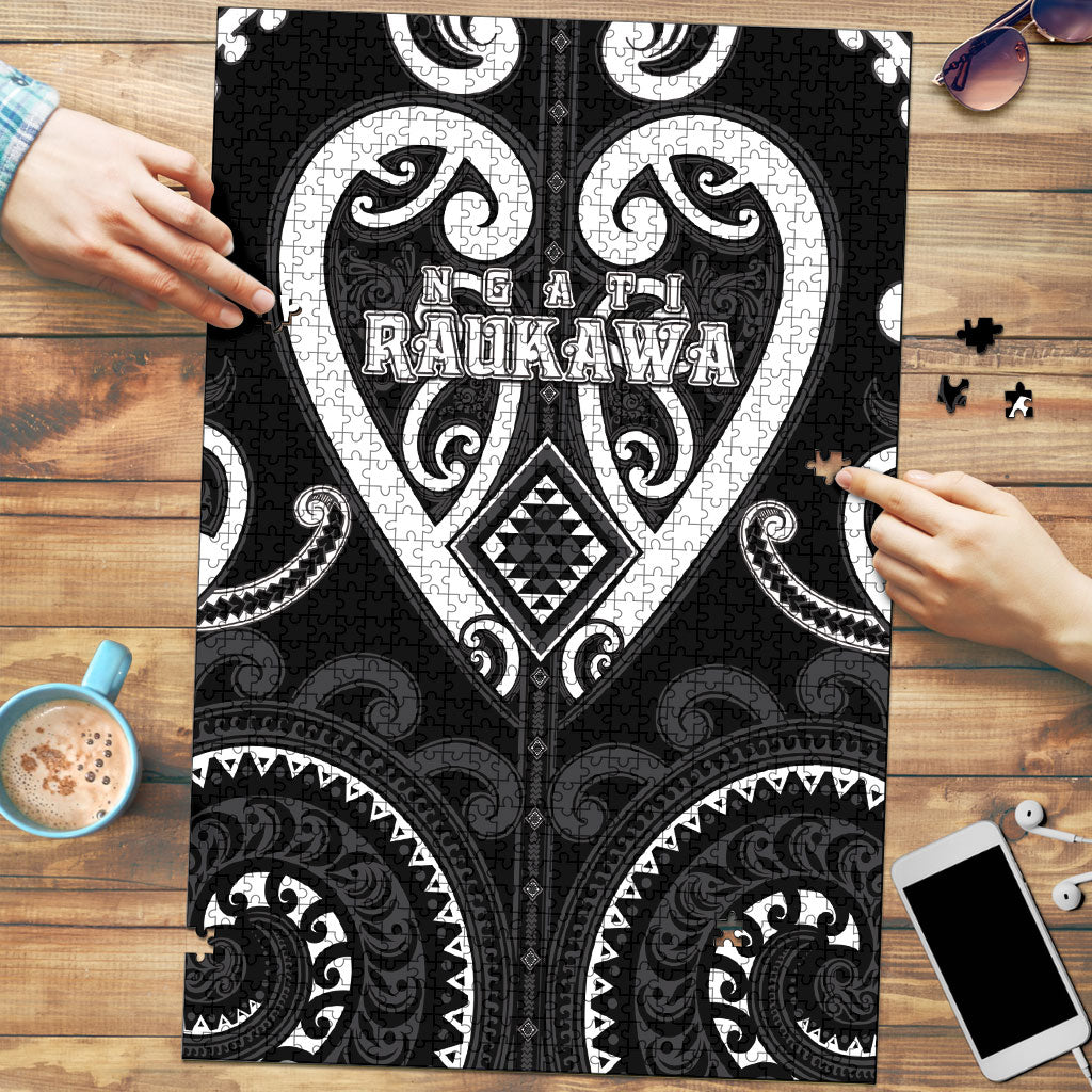 Aotearoa Ngati Raukawa Puzzle Maori Tribal Pattern