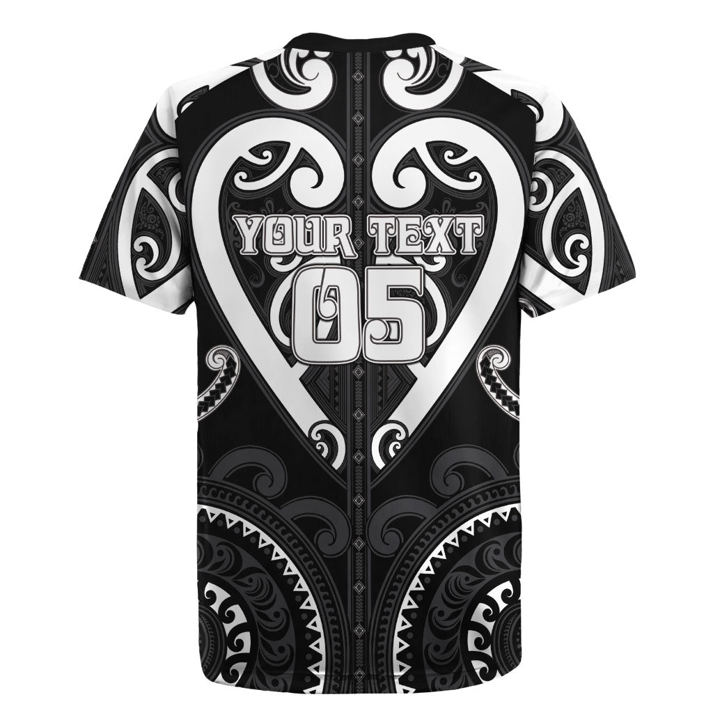 Custom Aotearoa Ngati Raukawa Rugby Jersey Maori Tribal Pattern