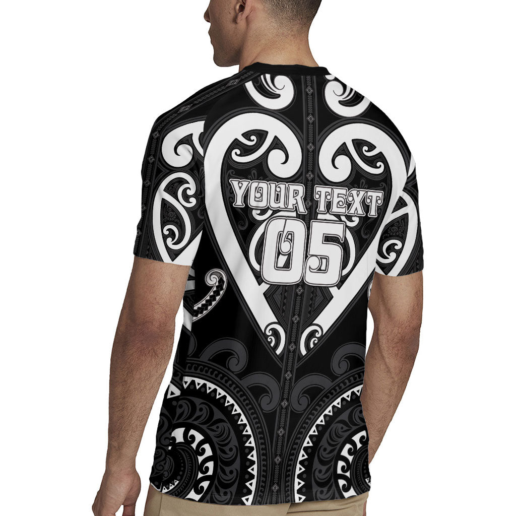 Custom Aotearoa Ngati Raukawa Rugby Jersey Maori Tribal Pattern