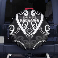 Aotearoa Ngati Raukawa Spare Tire Cover Maori Tribal Pattern