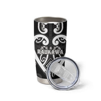 Custom Aotearoa Ngati Raukawa Tumbler Cup Maori Tribal Pattern
