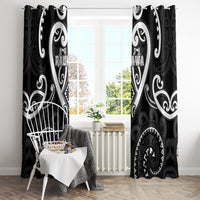 Aotearoa Ngati Raukawa Window Curtain Maori Tribal Pattern
