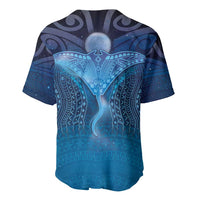 Polynesia Manta Ray Baseball Jersey Let's The Sea Set You Free - Polynesian Pride