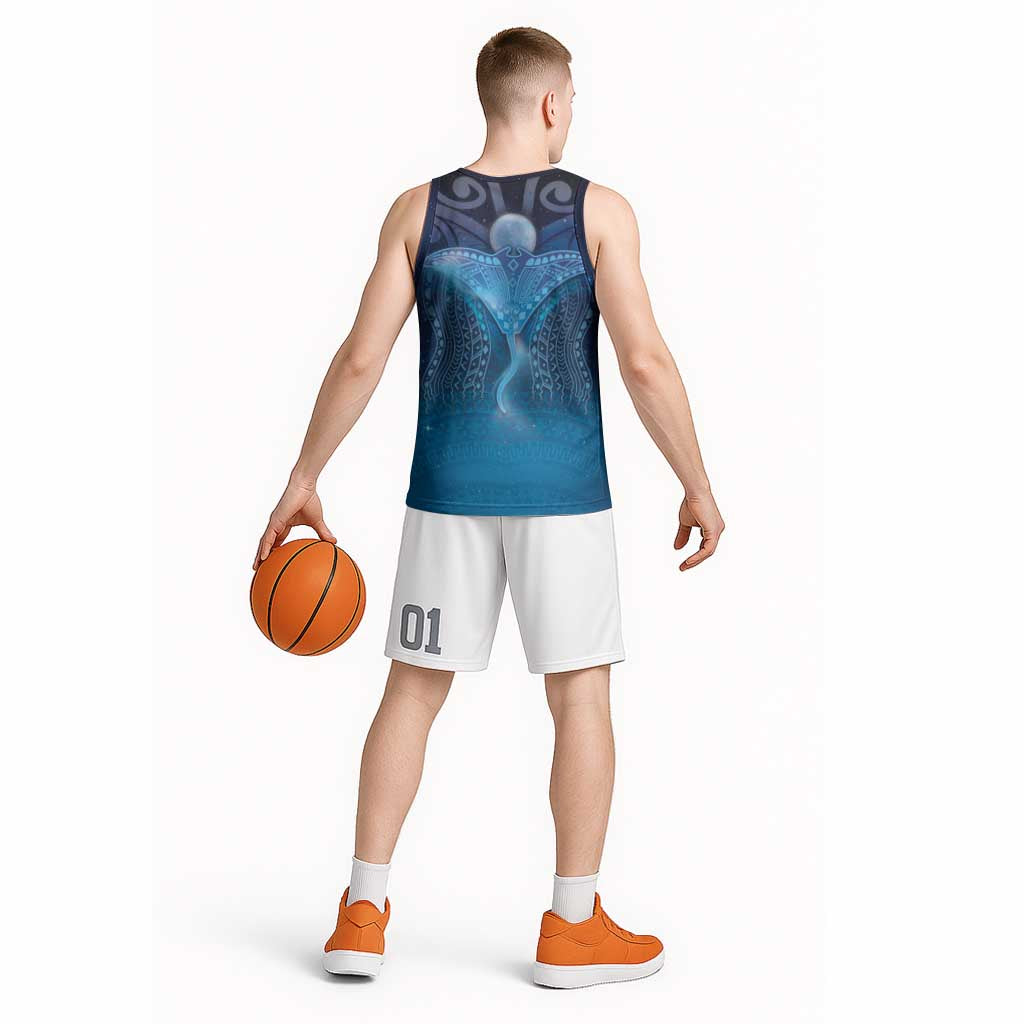 Polynesia Manta Ray Basketball Jersey Let's The Sea Set You Free LT05 - Polynesian Pride