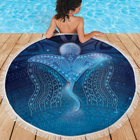 Polynesia Manta Ray Beach Blanket Let's The Sea Set You Free LT05 - Polynesian Pride