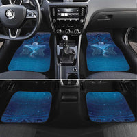 Polynesia Manta Ray Car Mats Let's The Sea Set You Free LT05 Set 4pcs Blue - Polynesian Pride