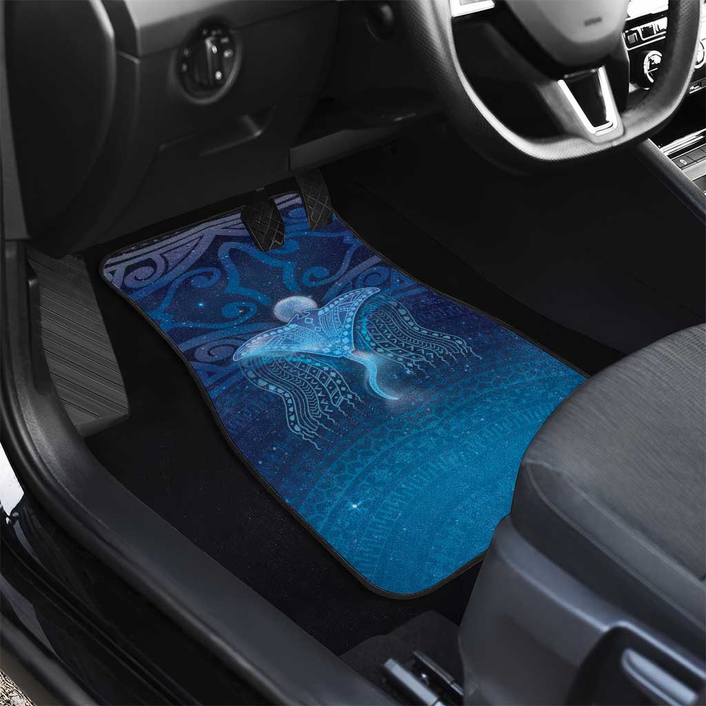 Polynesia Manta Ray Car Mats Let's The Sea Set You Free LT05 - Polynesian Pride