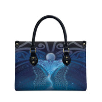 Polynesia Manta Ray Leather Bag Let's The Sea Set You Free - Polynesian Pride