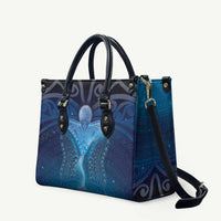 Polynesia Manta Ray Leather Bag Let's The Sea Set You Free - Polynesian Pride