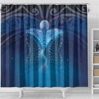 Polynesia Manta Ray Shower Curtain Let's The Sea Set You Free - Polynesian Pride