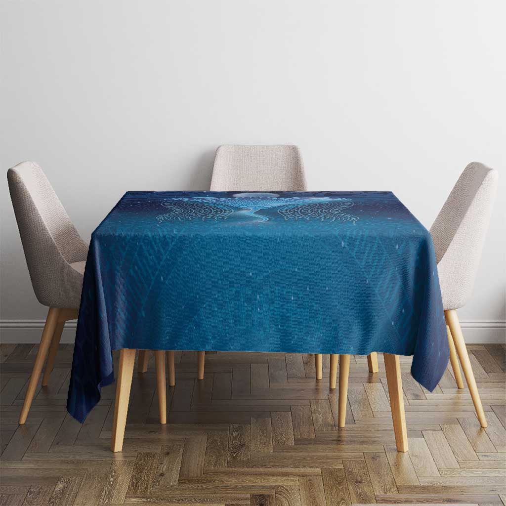 Polynesia Manta Ray Tablecloth Let's The Sea Set You Free LT05 - Polynesian Pride